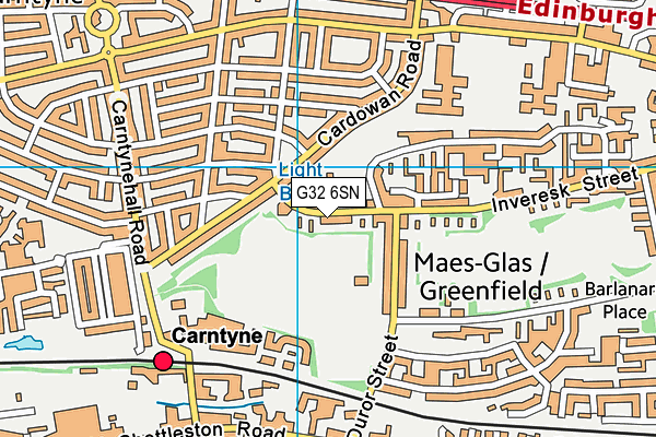 G32 6SN map - OS VectorMap District (Ordnance Survey) G32 6SN map - OS VectorMap District (Ordnance Survey)