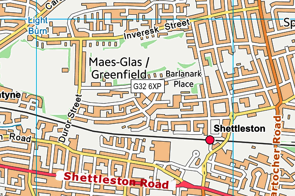 G32 6XP map - OS VectorMap District (Ordnance Survey) G32 6XP map - OS VectorMap District (Ordnance Survey)