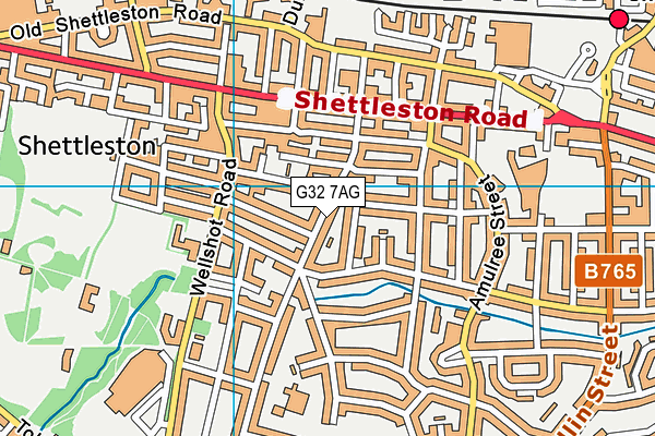 G32 7AG map - OS VectorMap District (Ordnance Survey) G32 7AG map - OS VectorMap District (Ordnance Survey)