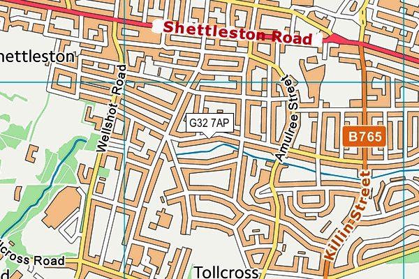 G32 7AP map - OS VectorMap District (Ordnance Survey) G32 7AP map - OS VectorMap District (Ordnance Survey)