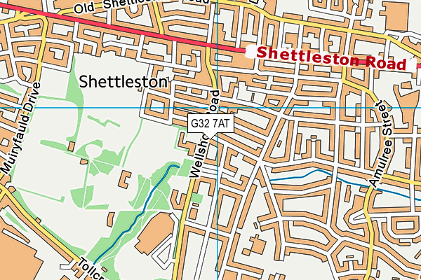 G32 7AT map - OS VectorMap District (Ordnance Survey) G32 7AT map - OS VectorMap District (Ordnance Survey)