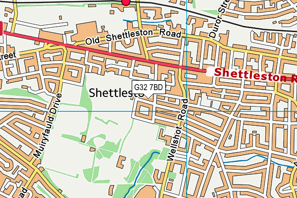 G32 7BD map - OS VectorMap District (Ordnance Survey) G32 7BD map - OS VectorMap District (Ordnance Survey)