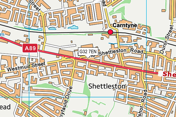 G32 7EN map - OS VectorMap District (Ordnance Survey) G32 7EN map - OS VectorMap District (Ordnance Survey)