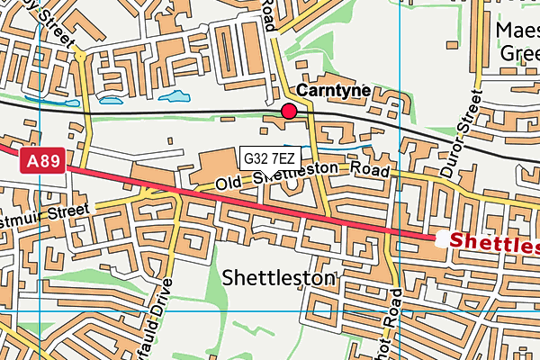 G32 7EZ map - OS VectorMap District (Ordnance Survey) G32 7EZ map - OS VectorMap District (Ordnance Survey)