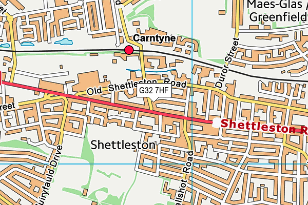 G32 7HF map - OS VectorMap District (Ordnance Survey) G32 7HF map - OS VectorMap District (Ordnance Survey)