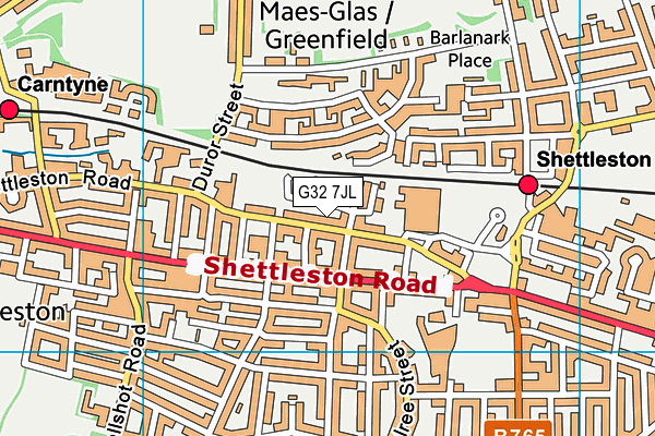 G32 7JL map - OS VectorMap District (Ordnance Survey) G32 7JL map - OS VectorMap District (Ordnance Survey)