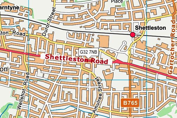 G32 7NB map - OS VectorMap District (Ordnance Survey) G32 7NB map - OS VectorMap District (Ordnance Survey)