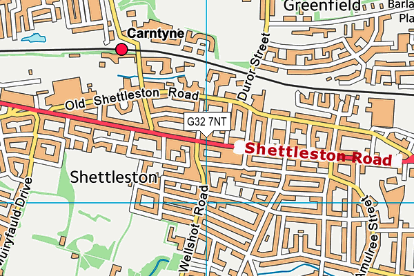 G32 7NT map - OS VectorMap District (Ordnance Survey) G32 7NT map - OS VectorMap District (Ordnance Survey)