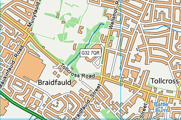 G32 7QR map - OS VectorMap District (Ordnance Survey) G32 7QR map - OS VectorMap District (Ordnance Survey)