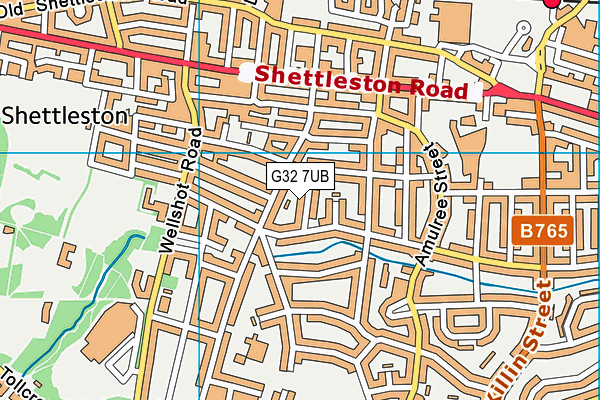 G32 7UB map - OS VectorMap District (Ordnance Survey) G32 7UB map - OS VectorMap District (Ordnance Survey)