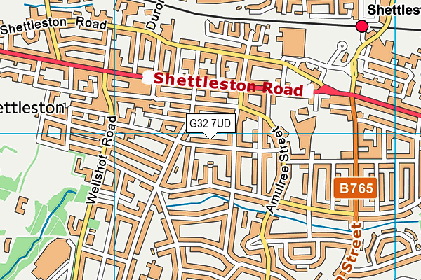 G32 7UD map - OS VectorMap District (Ordnance Survey) G32 7UD map - OS VectorMap District (Ordnance Survey)