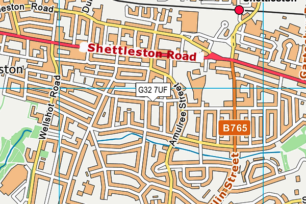 G32 7UF map - OS VectorMap District (Ordnance Survey) G32 7UF map - OS VectorMap District (Ordnance Survey)