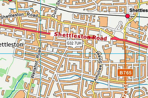 G32 7UH map - OS VectorMap District (Ordnance Survey) G32 7UH map - OS VectorMap District (Ordnance Survey)