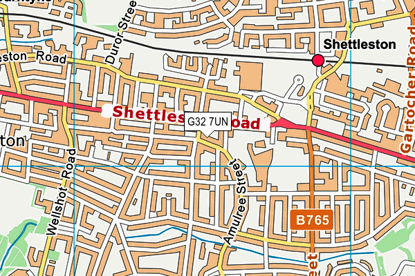 G32 7UN map - OS VectorMap District (Ordnance Survey) G32 7UN map - OS VectorMap District (Ordnance Survey)