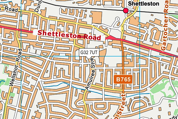 G32 7UT map - OS VectorMap District (Ordnance Survey) G32 7UT map - OS VectorMap District (Ordnance Survey)