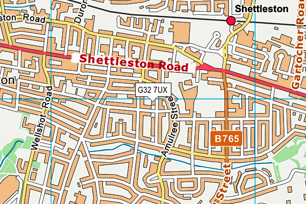G32 7UX map - OS VectorMap District (Ordnance Survey) G32 7UX map - OS VectorMap District (Ordnance Survey)