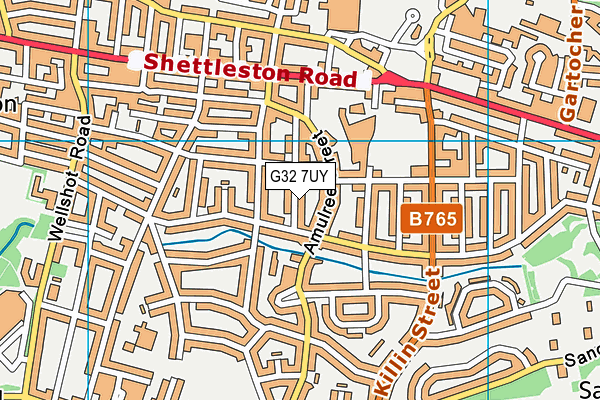 G32 7UY map - OS VectorMap District (Ordnance Survey) G32 7UY map - OS VectorMap District (Ordnance Survey)