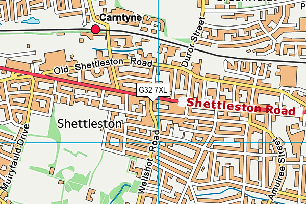 G32 7XL map - OS VectorMap District (Ordnance Survey) G32 7XL map - OS VectorMap District (Ordnance Survey)