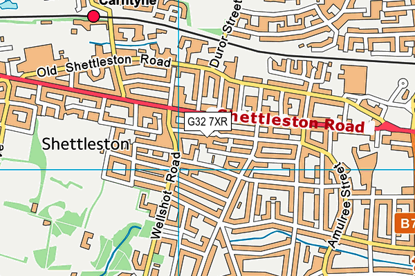 G32 7XR map - OS VectorMap District (Ordnance Survey) G32 7XR map - OS VectorMap District (Ordnance Survey)
