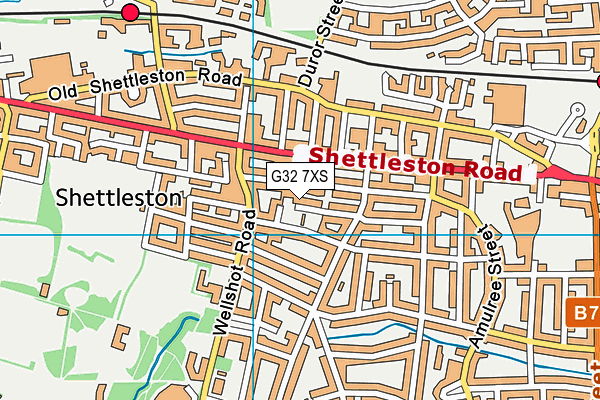 G32 7XS map - OS VectorMap District (Ordnance Survey) G32 7XS map - OS VectorMap District (Ordnance Survey)