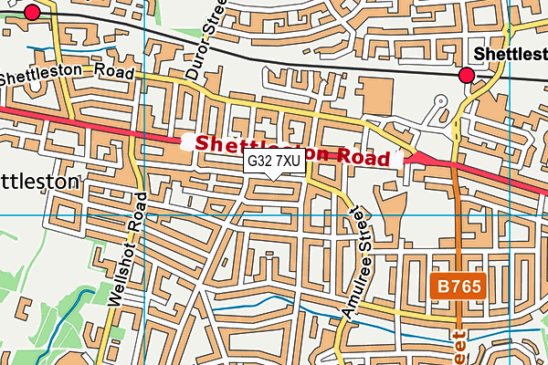 G32 7XU map - OS VectorMap District (Ordnance Survey) G32 7XU map - OS VectorMap District (Ordnance Survey)