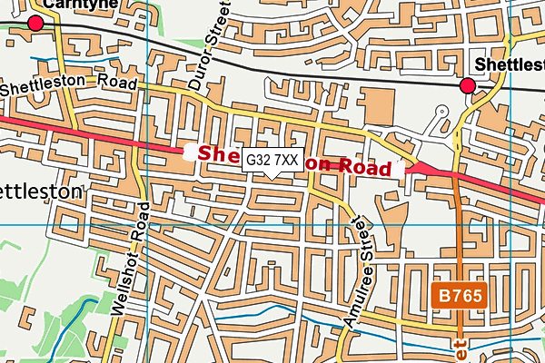 G32 7XX map - OS VectorMap District (Ordnance Survey) G32 7XX map - OS VectorMap District (Ordnance Survey)