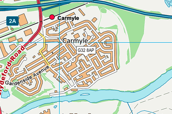 G32 8AP map - OS VectorMap District (Ordnance Survey) G32 8AP map - OS VectorMap District (Ordnance Survey)