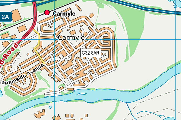 G32 8AR map - OS VectorMap District (Ordnance Survey) G32 8AR map - OS VectorMap District (Ordnance Survey)