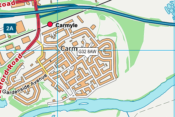 G32 8AW map - OS VectorMap District (Ordnance Survey) G32 8AW map - OS VectorMap District (Ordnance Survey)