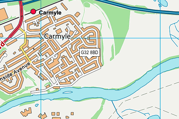 G32 8BD map - OS VectorMap District (Ordnance Survey) G32 8BD map - OS VectorMap District (Ordnance Survey)