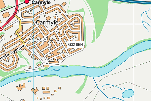 G32 8BN map - OS VectorMap District (Ordnance Survey) G32 8BN map - OS VectorMap District (Ordnance Survey)