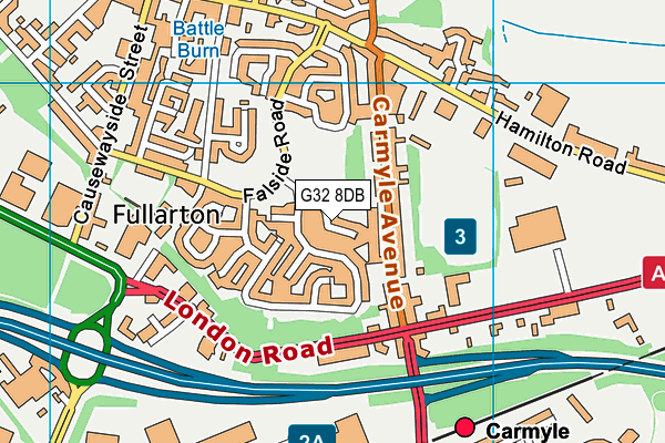 G32 8DB map - OS VectorMap District (Ordnance Survey) G32 8DB map - OS VectorMap District (Ordnance Survey)