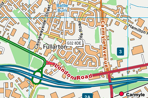 G32 8DE map - OS VectorMap District (Ordnance Survey) G32 8DE map - OS VectorMap District (Ordnance Survey)