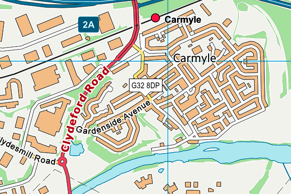 G32 8DP map - OS VectorMap District (Ordnance Survey) G32 8DP map - OS VectorMap District (Ordnance Survey)