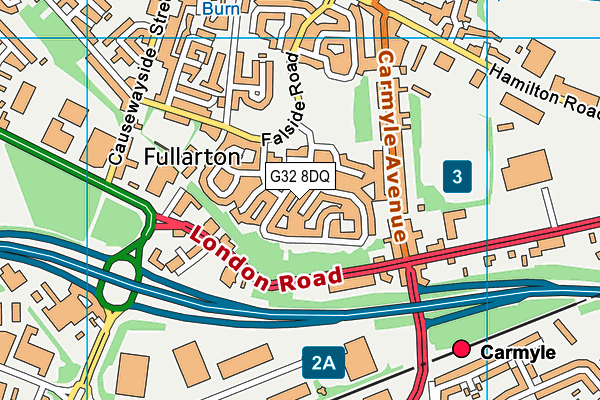G32 8DQ map - OS VectorMap District (Ordnance Survey) G32 8DQ map - OS VectorMap District (Ordnance Survey)