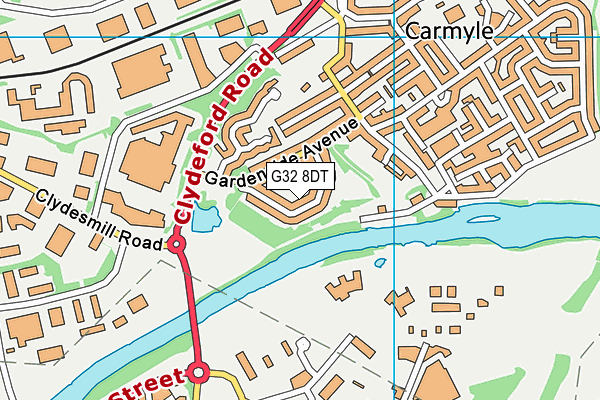 G32 8DT map - OS VectorMap District (Ordnance Survey) G32 8DT map - OS VectorMap District (Ordnance Survey)