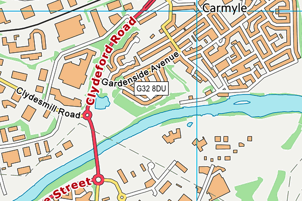 G32 8DU map - OS VectorMap District (Ordnance Survey) G32 8DU map - OS VectorMap District (Ordnance Survey)
