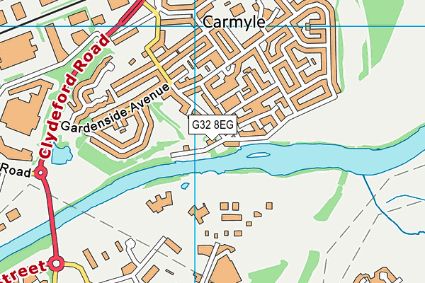 G32 8EG map - OS VectorMap District (Ordnance Survey) G32 8EG map - OS VectorMap District (Ordnance Survey)