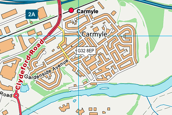 G32 8EP map - OS VectorMap District (Ordnance Survey) G32 8EP map - OS VectorMap District (Ordnance Survey)