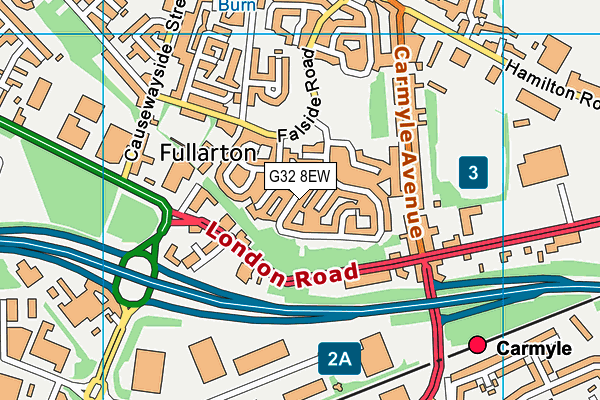 G32 8EW map - OS VectorMap District (Ordnance Survey) G32 8EW map - OS VectorMap District (Ordnance Survey)
