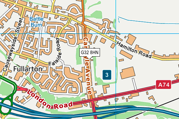 G32 8HN map - OS VectorMap District (Ordnance Survey) G32 8HN map - OS VectorMap District (Ordnance Survey)