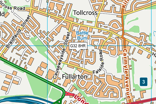 G32 8HR map - OS VectorMap District (Ordnance Survey) G32 8HR map - OS VectorMap District (Ordnance Survey)
