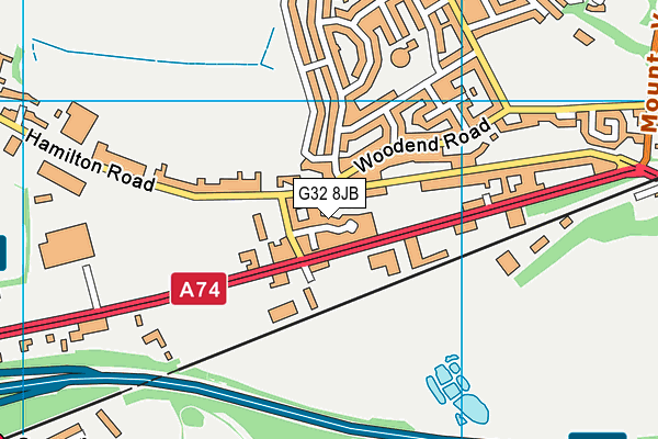 G32 8JB map - OS VectorMap District (Ordnance Survey) G32 8JB map - OS VectorMap District (Ordnance Survey)