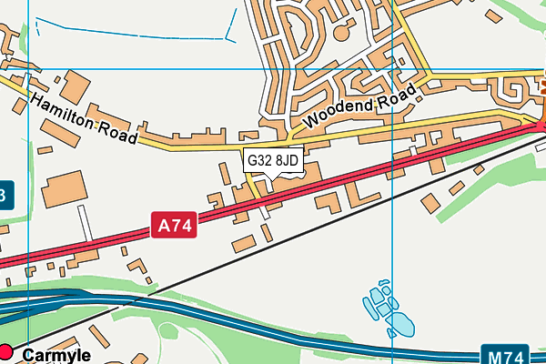 G32 8JD map - OS VectorMap District (Ordnance Survey) G32 8JD map - OS VectorMap District (Ordnance Survey)