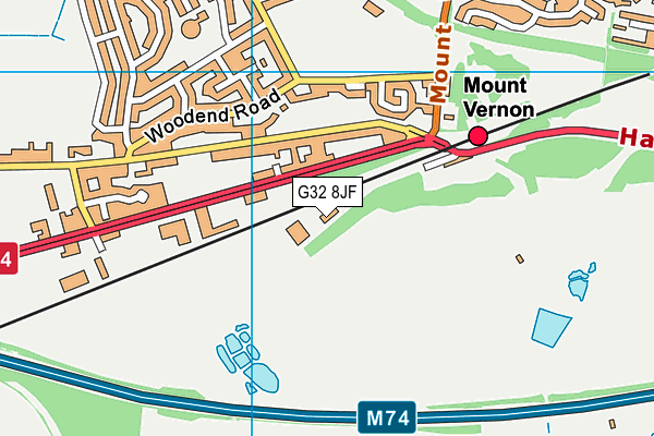 G32 8JF map - OS VectorMap District (Ordnance Survey) G32 8JF map - OS VectorMap District (Ordnance Survey)