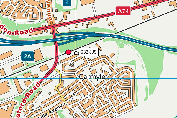 G32 8JS map - OS VectorMap District (Ordnance Survey) G32 8JS map - OS VectorMap District (Ordnance Survey)