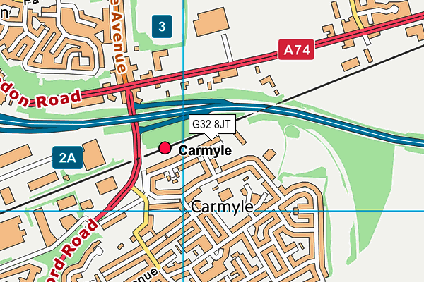G32 8JT map - OS VectorMap District (Ordnance Survey) G32 8JT map - OS VectorMap District (Ordnance Survey)