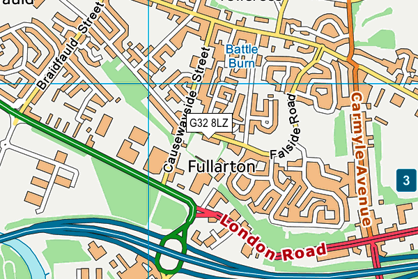 G32 8LZ map - OS VectorMap District (Ordnance Survey) G32 8LZ map - OS VectorMap District (Ordnance Survey)
