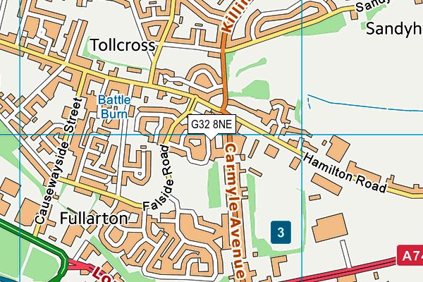 G32 8NE map - OS VectorMap District (Ordnance Survey) G32 8NE map - OS VectorMap District (Ordnance Survey)