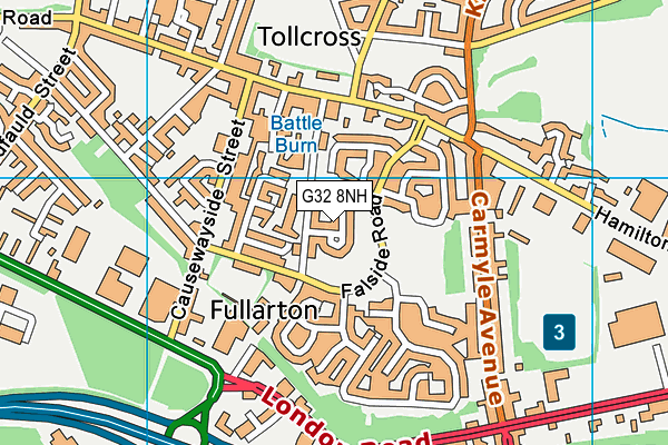 G32 8NH map - OS VectorMap District (Ordnance Survey) G32 8NH map - OS VectorMap District (Ordnance Survey)